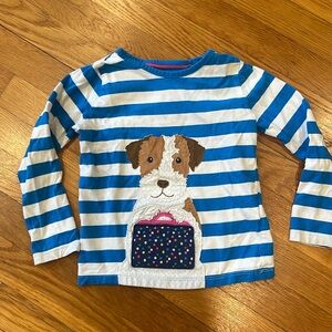 Mini Boden long sleeved shirt. Size 4-5